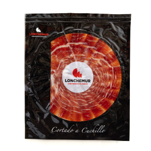 jamón Duroc 50% loncheado a cuchillo