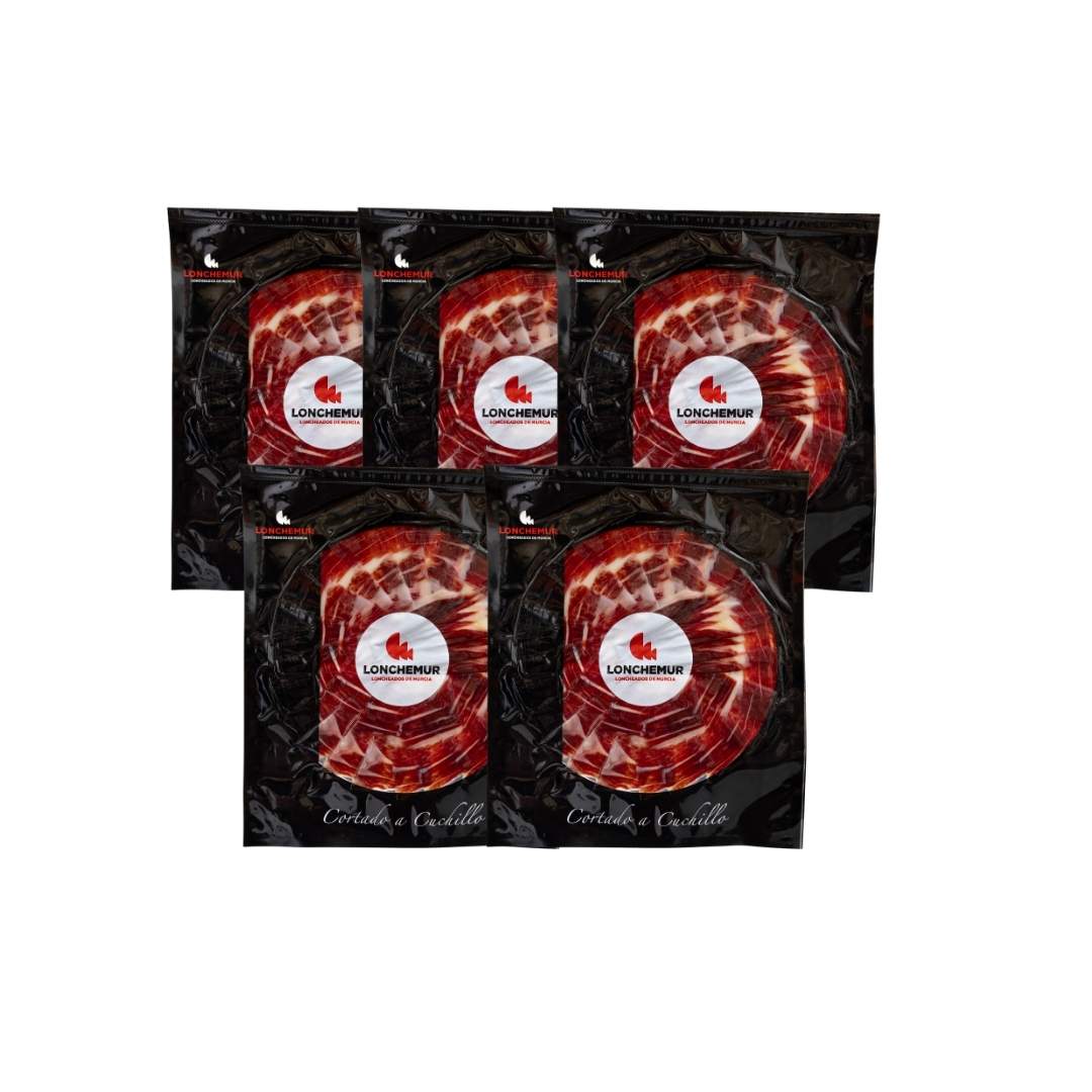 Jamón de cebo 50% loncheado a cuchillo