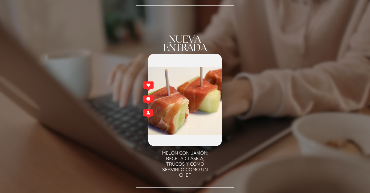 Melón con jamón: receta