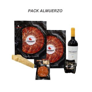 Paletilla duroc 50% loncheada a cuchillo y vino Pacheco