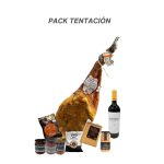 Pack con paletilla ibérica de cebo 50% raza ibérica