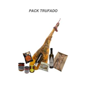 Pack con jamón ibérico 50% raza ibérica