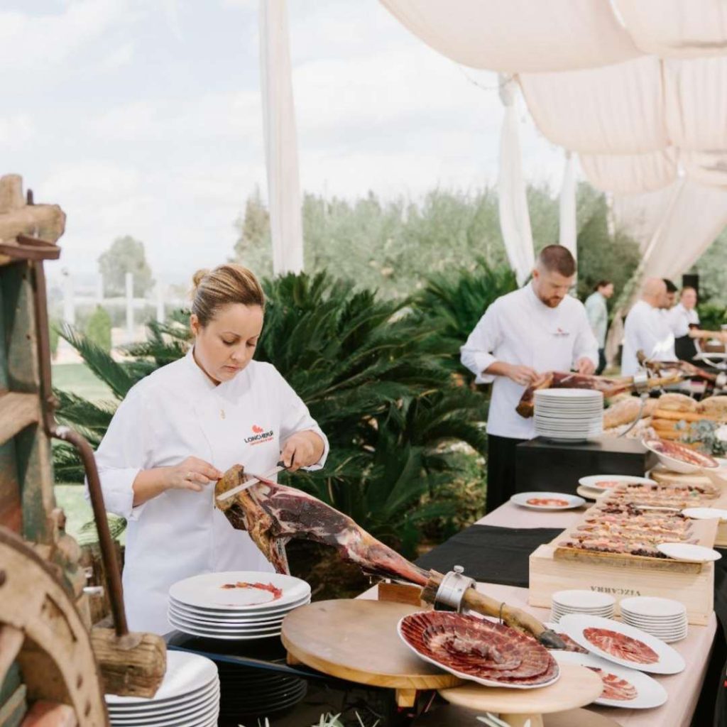 Cortador de jamón para bodas