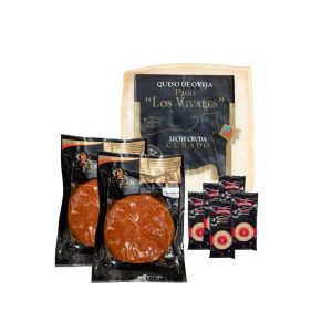 Pack con sobrasada ibérica y queso de oveja