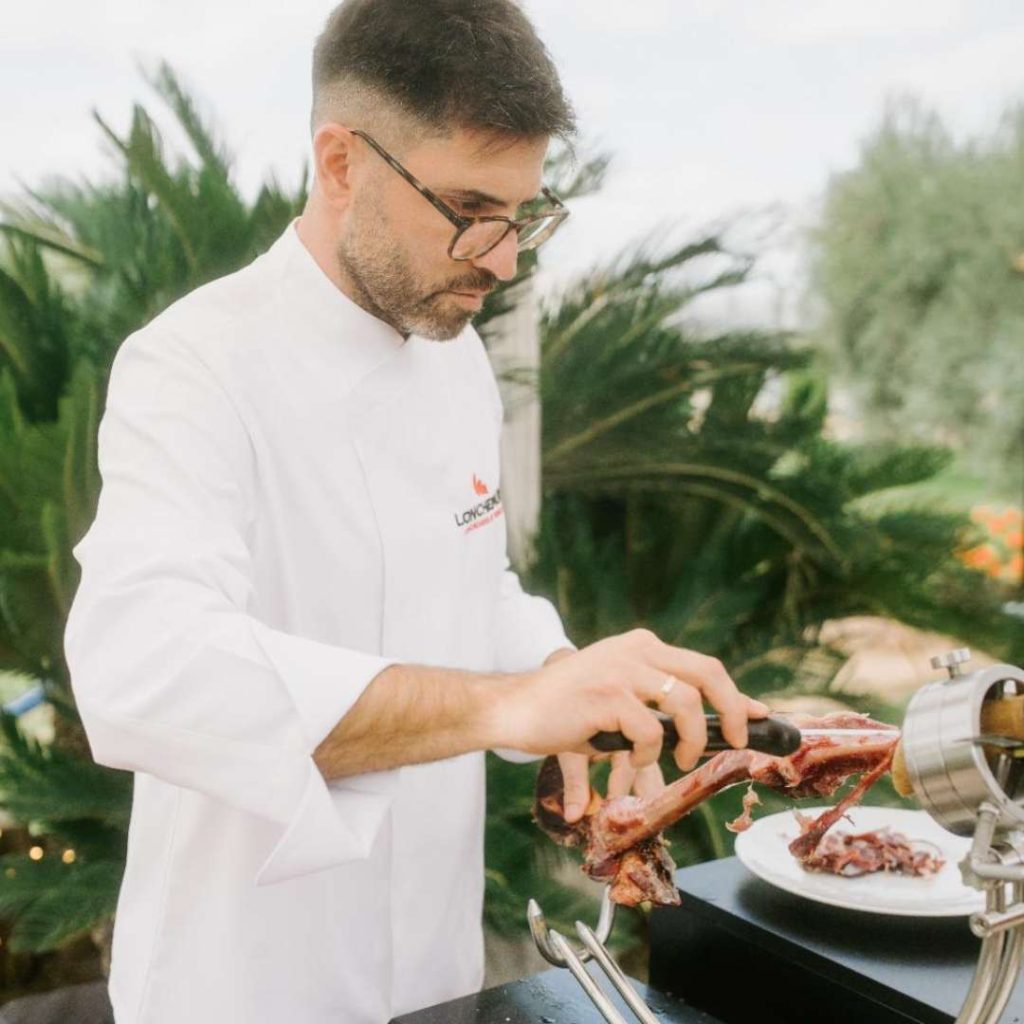Cortador de jamón para bodas