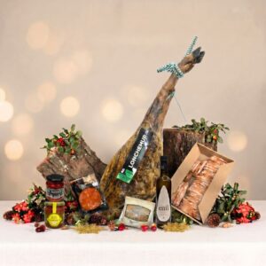 Pack Oro cesta de navidad lonchemur