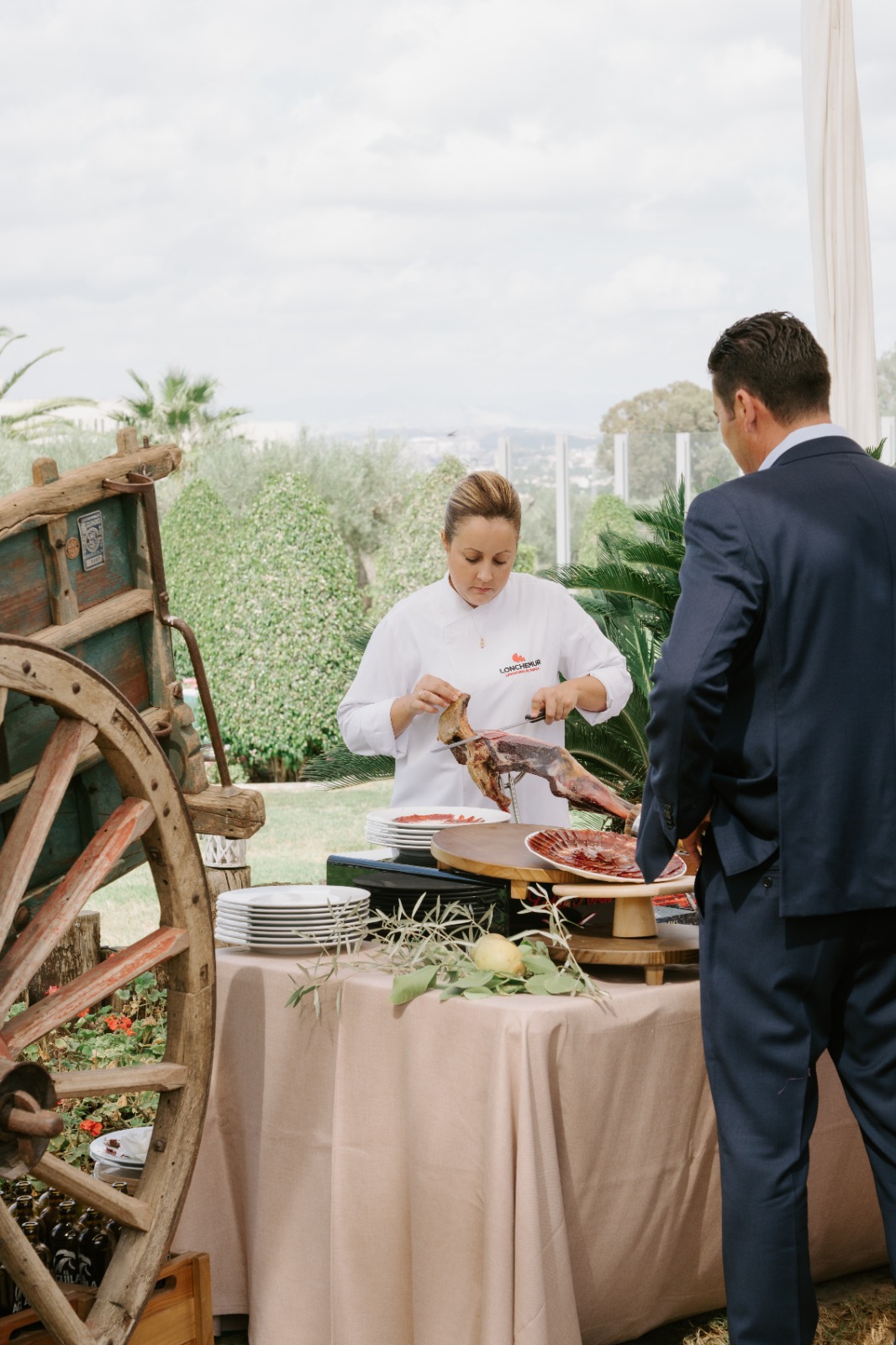 Cortador de jamón para bodas