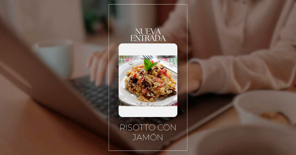Receta Risotto con jamón ibérico