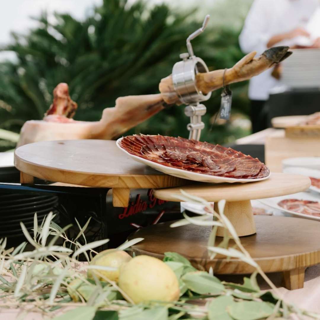 corte de jamon para eventos y bodas