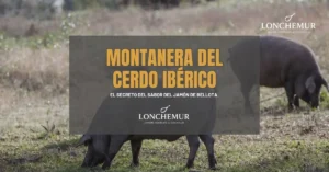 Montanera del cerdo ibérico que es
