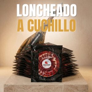 Jamón loncheado a cuchillo