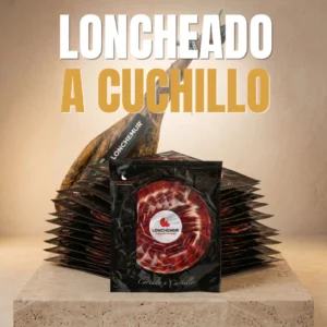 Jamón loncheado a cuchillo