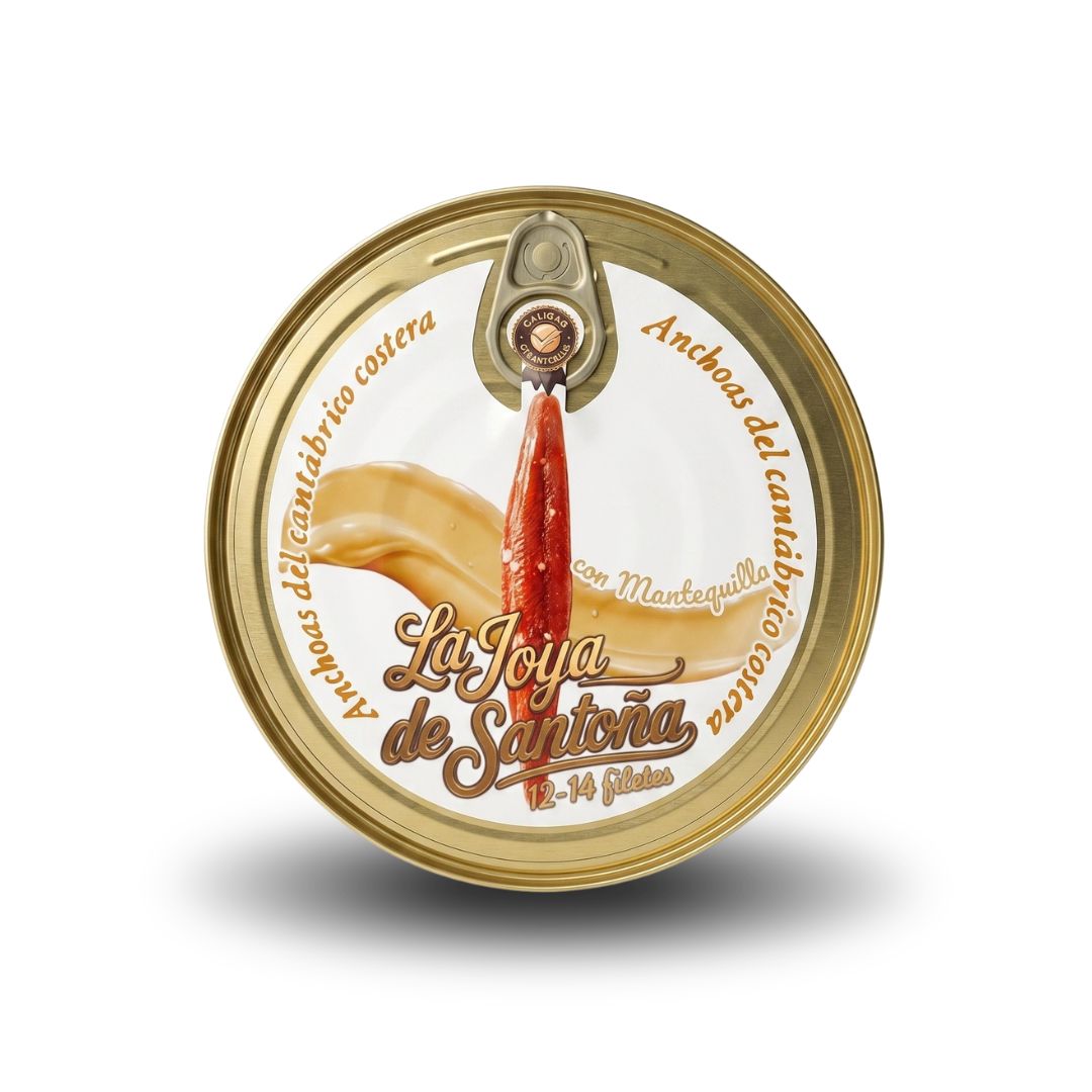 Anchoas del Cantábrico con Mantequilla
