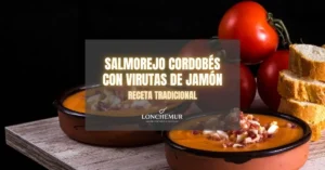 Salmorejo cordobés con virutas de jamón: receta tradicional