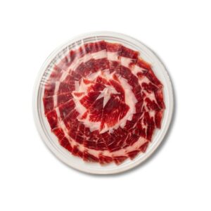 Jamón Duroc loncheado a cuchillo en atmósfera protectora