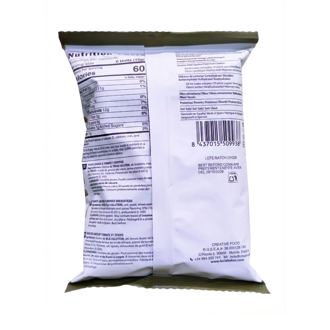 Picos Lucía Sabor Tomate Seco y Especias