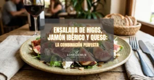 Ensalada de higos, jamón ibérico y queso: la combinación perfecta